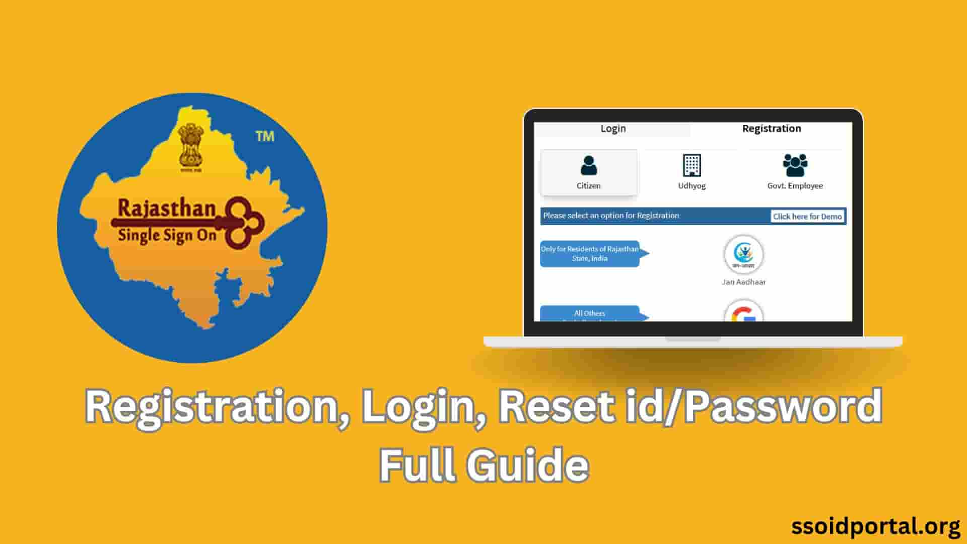 SSO ID Login Rajasthan