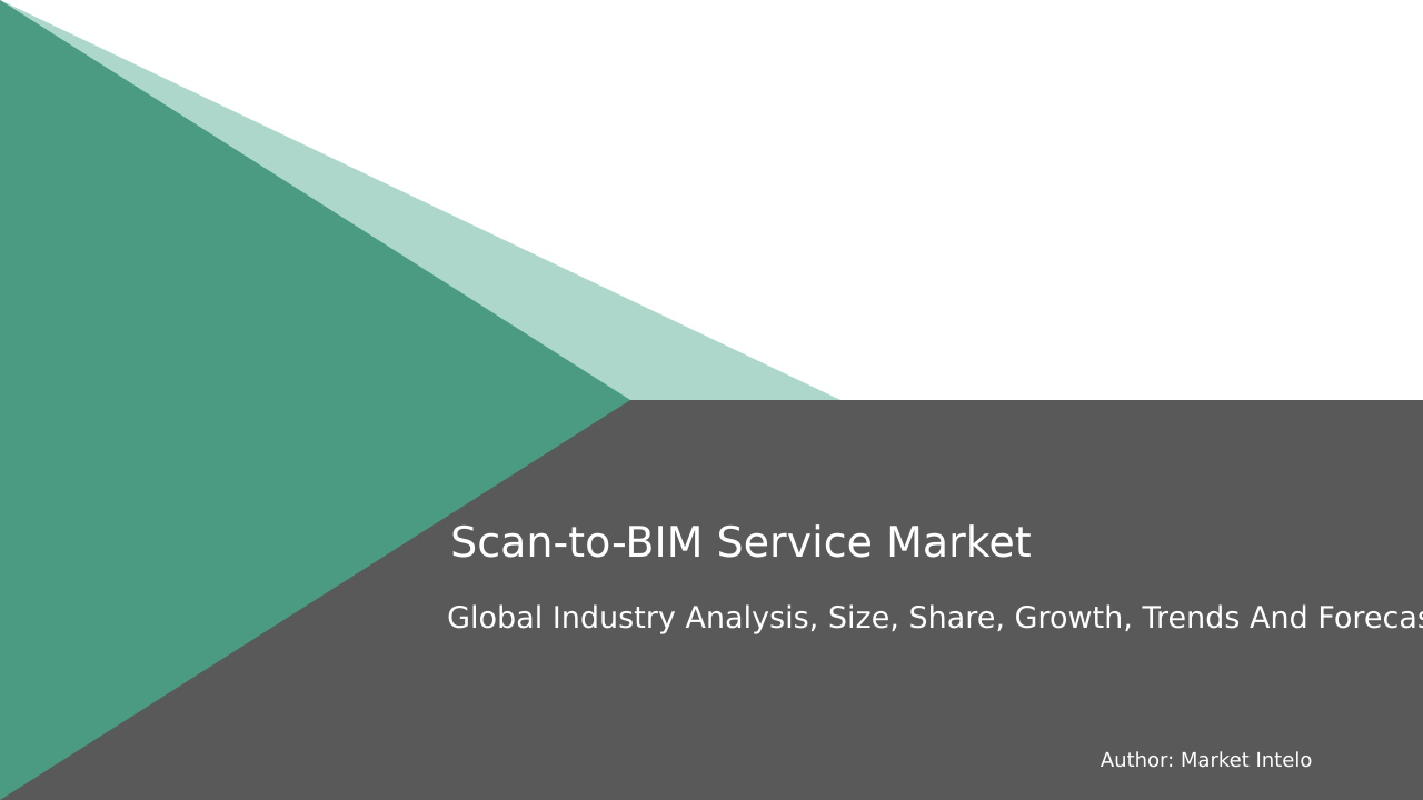 Scan-to-BIM Service Market Research Report 2033